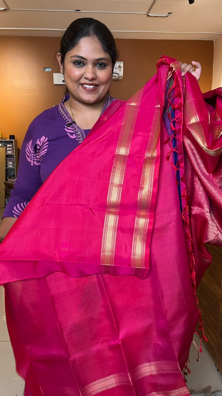 Madras Checks Pure Soft Silk Saree 04-10B-01-01 (LALITHA)