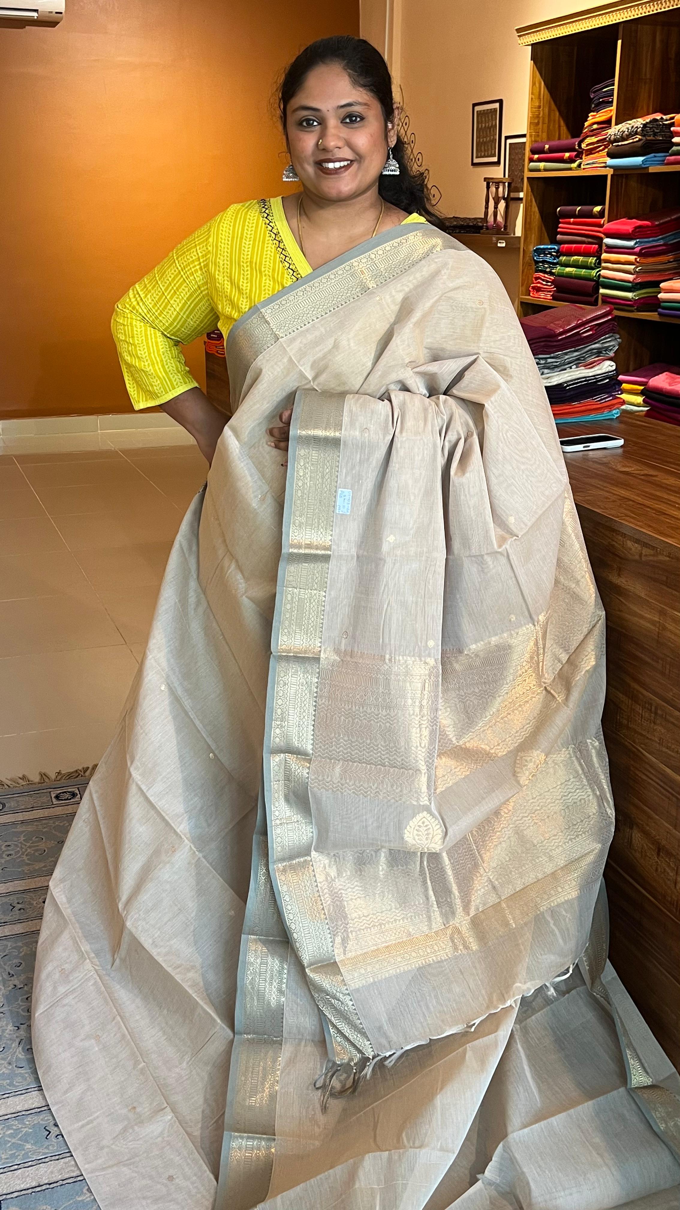 Pure Kanchi Cotton Sarees - 01-03-20-PCS-09