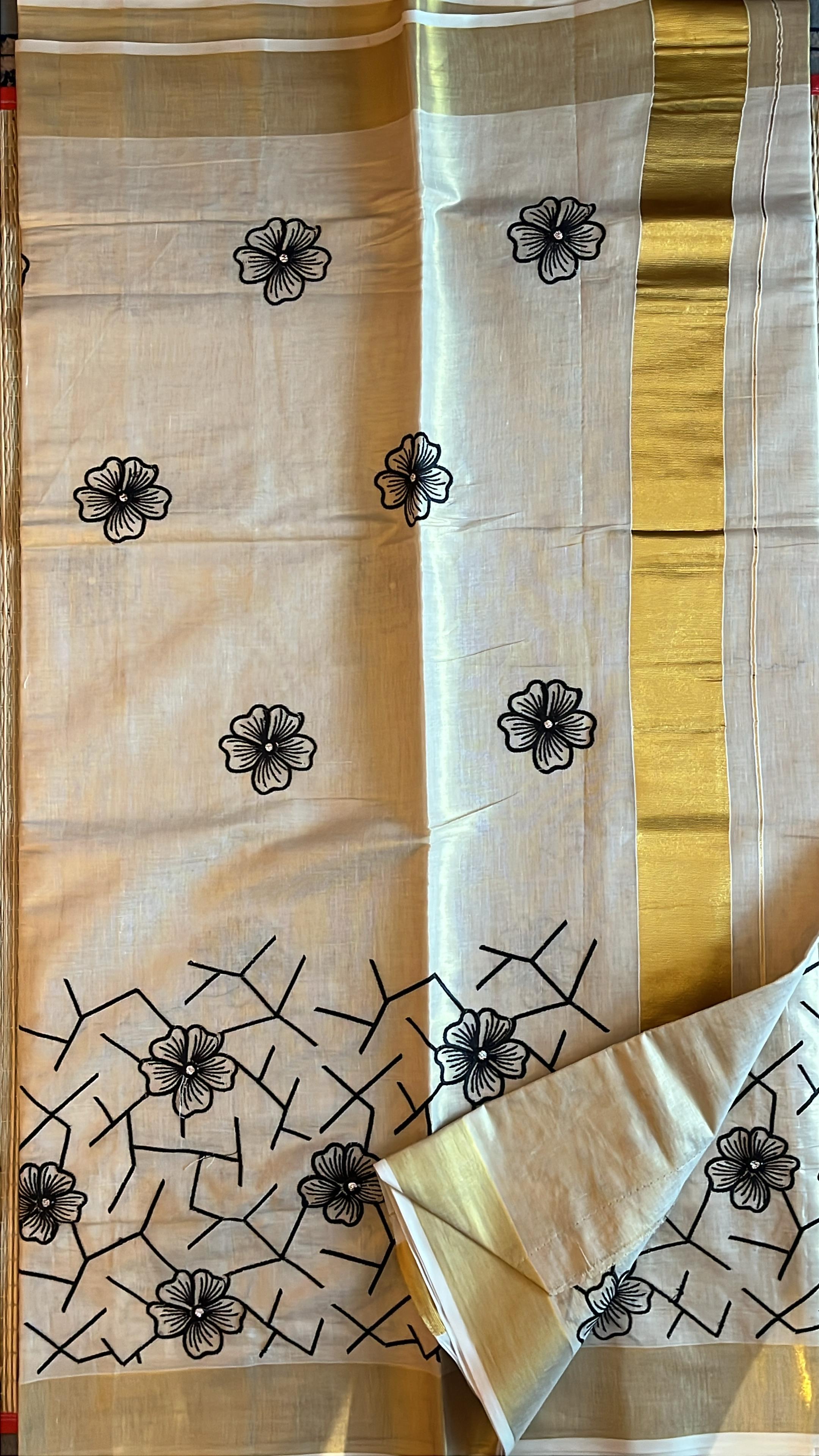 Kerala Cotton Sarees Tissue - Vishu Collection - 01-08-13-04