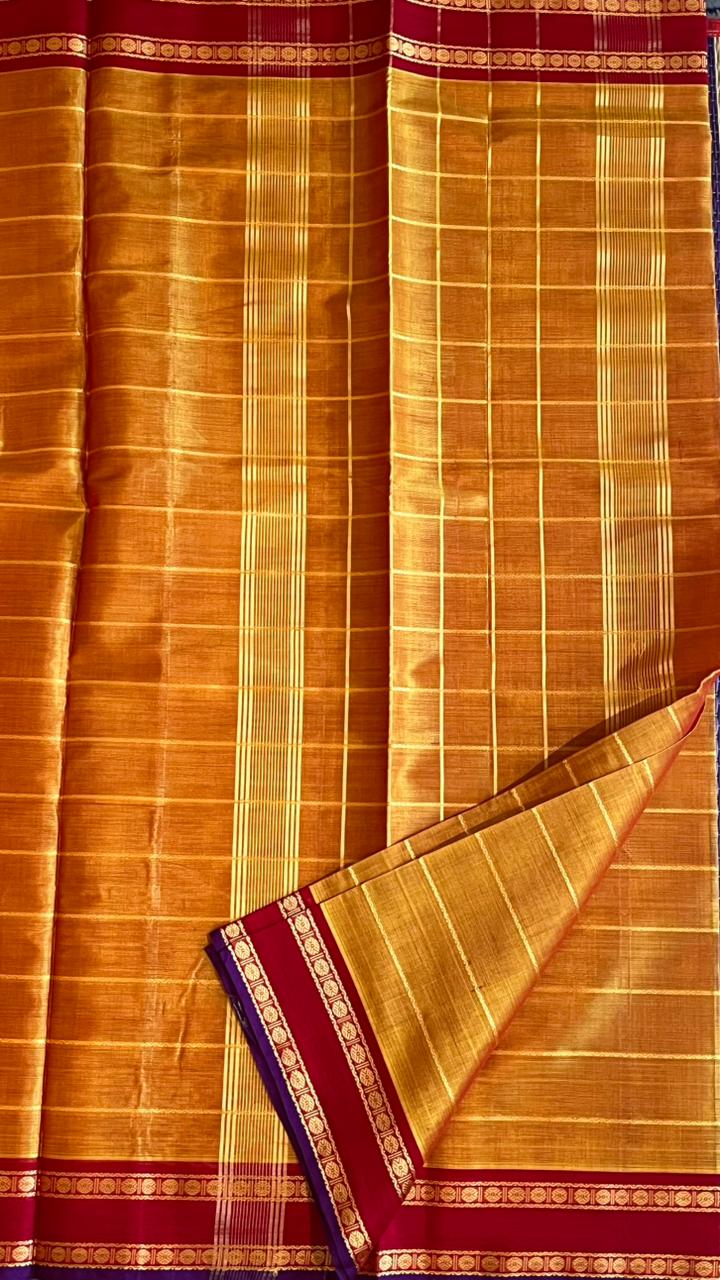 Devendra 10.5 Yards Veldhari Madisar - 12-09-11-10.5Y-01 (Sunset Yellow)