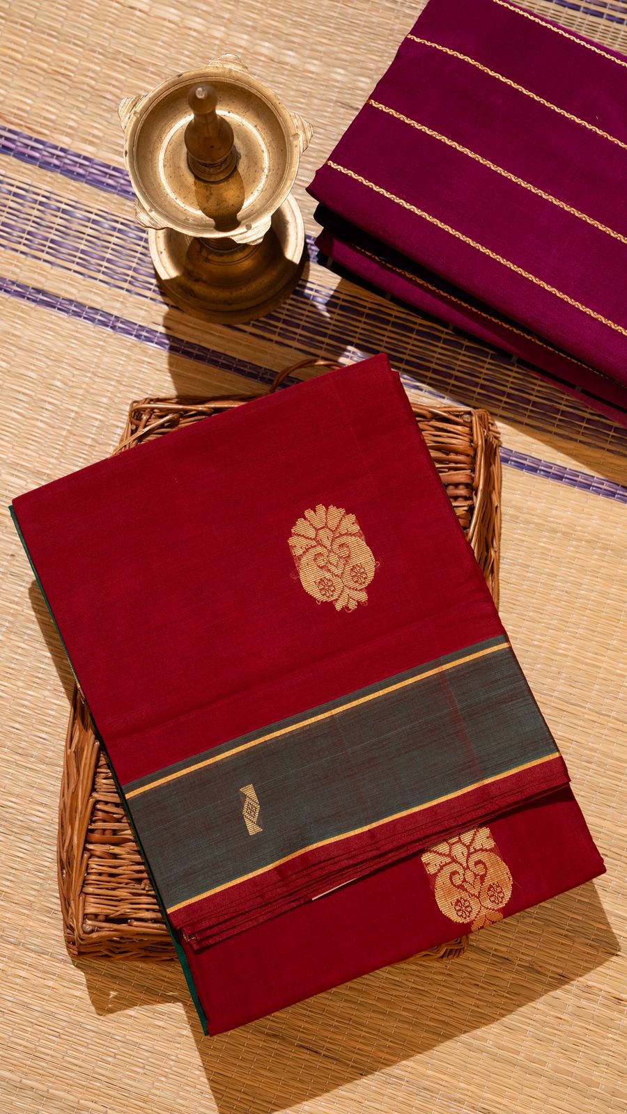 Devendra 6.25 Yards Saree - 11-11B-03-6.25Y-01 (Red)