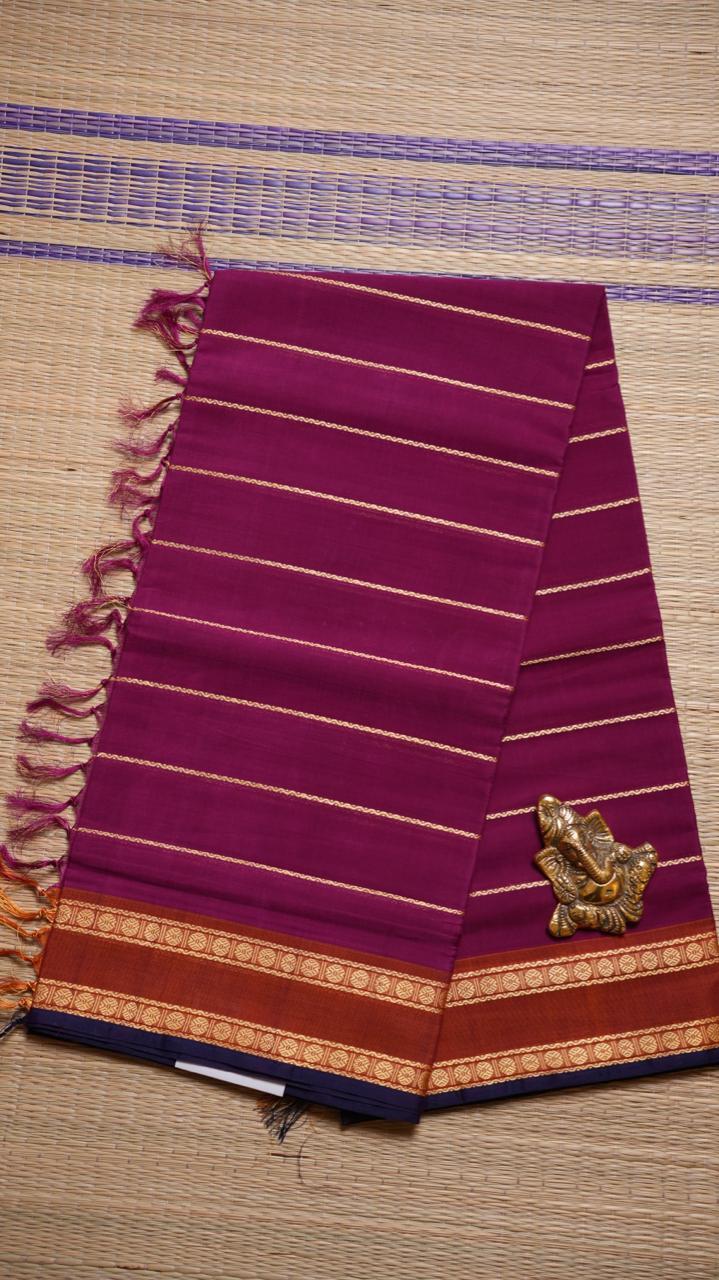 Devendra 6 Yards Saree - 11-12-03-6Y-01 (Pink)