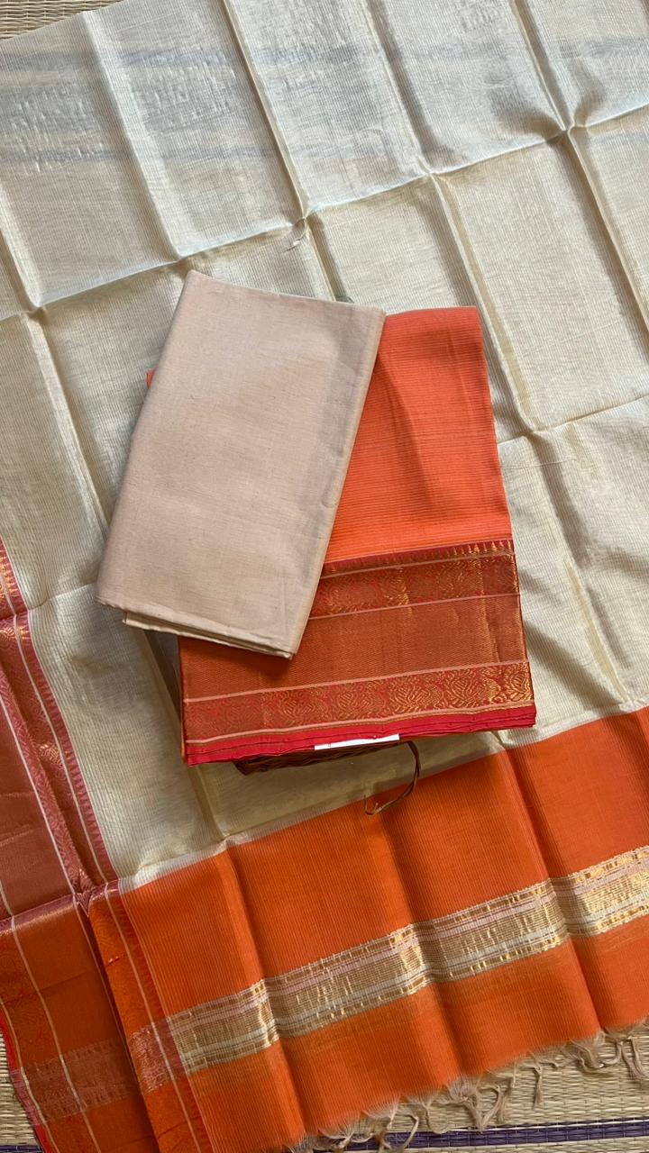 Mangalagiri Kanchi Border Silk Cotton Salwar Sets - 15-01-02-06