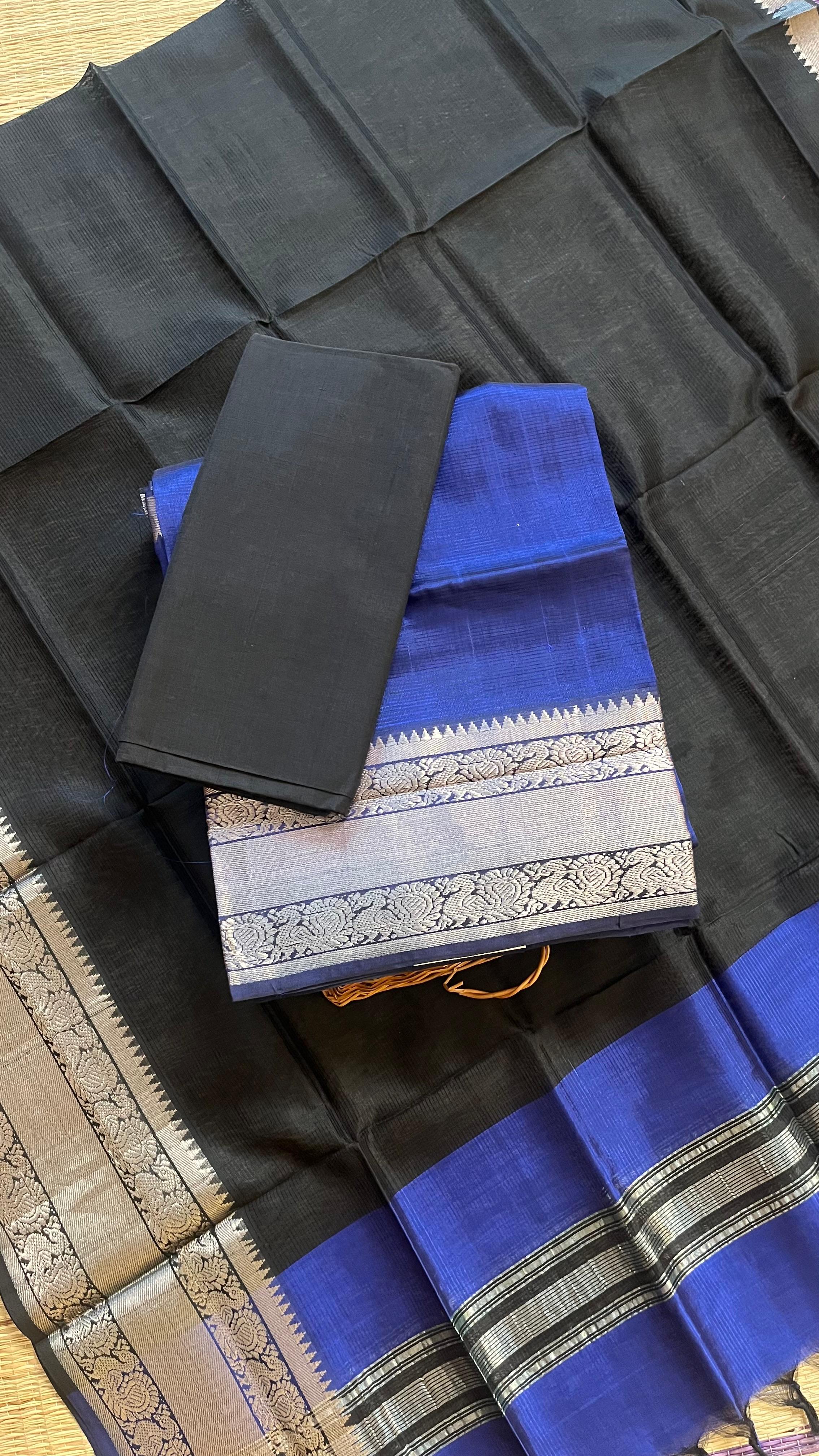 Mangalagiri Kanchi Border Silk Cotton Salwar Sets - 15-01-02-03