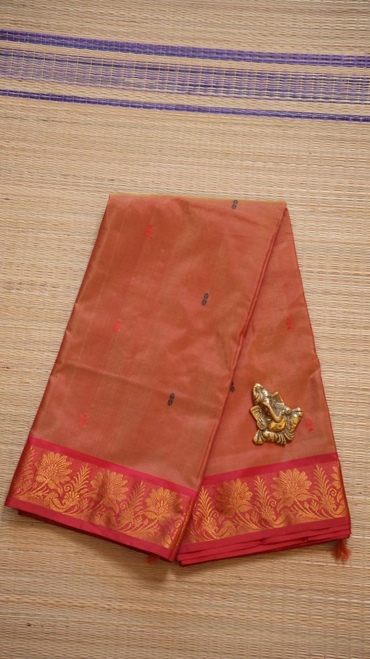 Chinnalampattu 6 Yards Saree - 03-01-01-14 (SUNSET FUSHSIA)