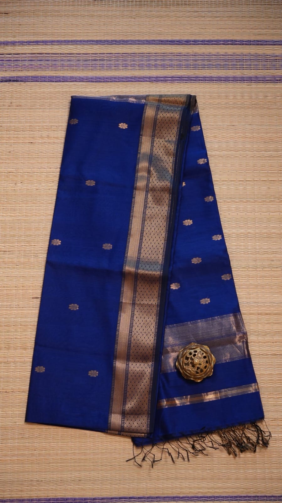 Maheshwari Silk Cotton Saree -05-02B-09-16 (TROPICAL NIGHT)