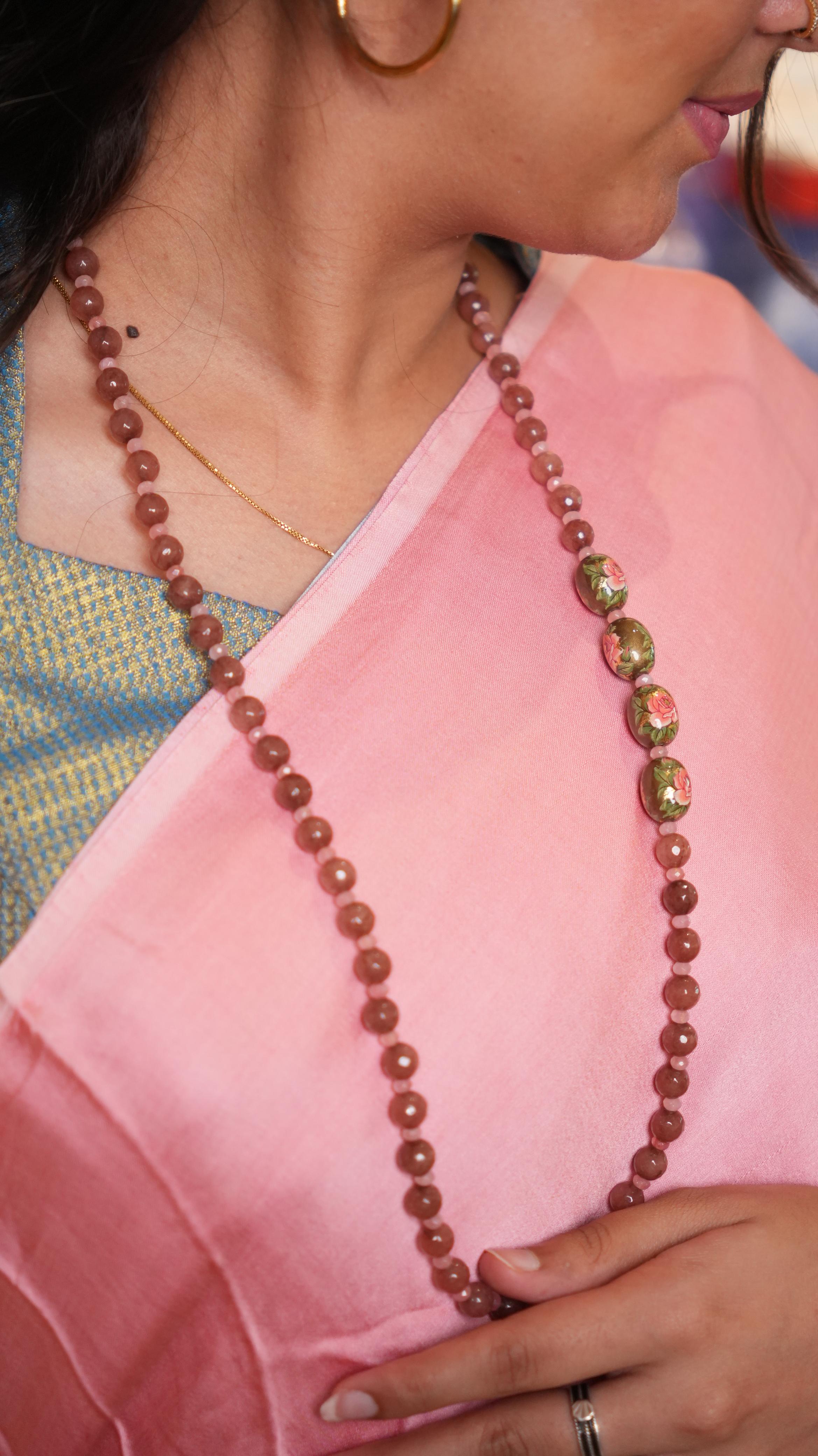 Plain Modal Silk Saree - 46-02B-01-06 (PETAL MUSE)