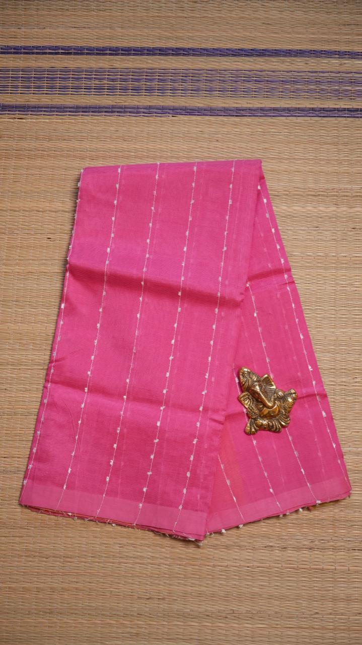 Mangalagiri Silk Cotton Saree 15-03-03-05 (ROSE PINK)