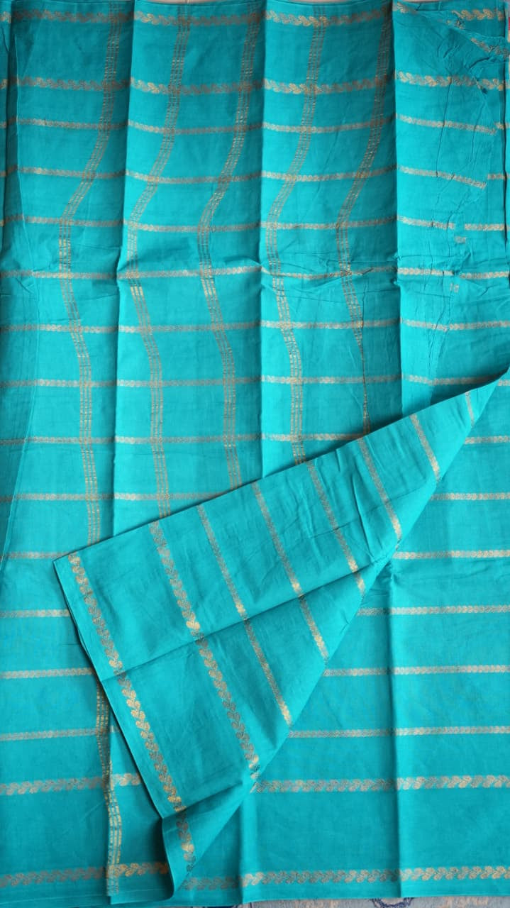 Veldhari Madurai Cotton Saree-11-04C-09-5.50Y-03 (CENTER FRESH)
