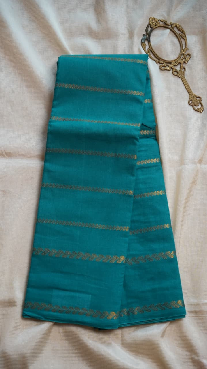 Veldhari Madurai Cotton Saree-11-04C-09-5.50Y-03 (CENTER FRESH)