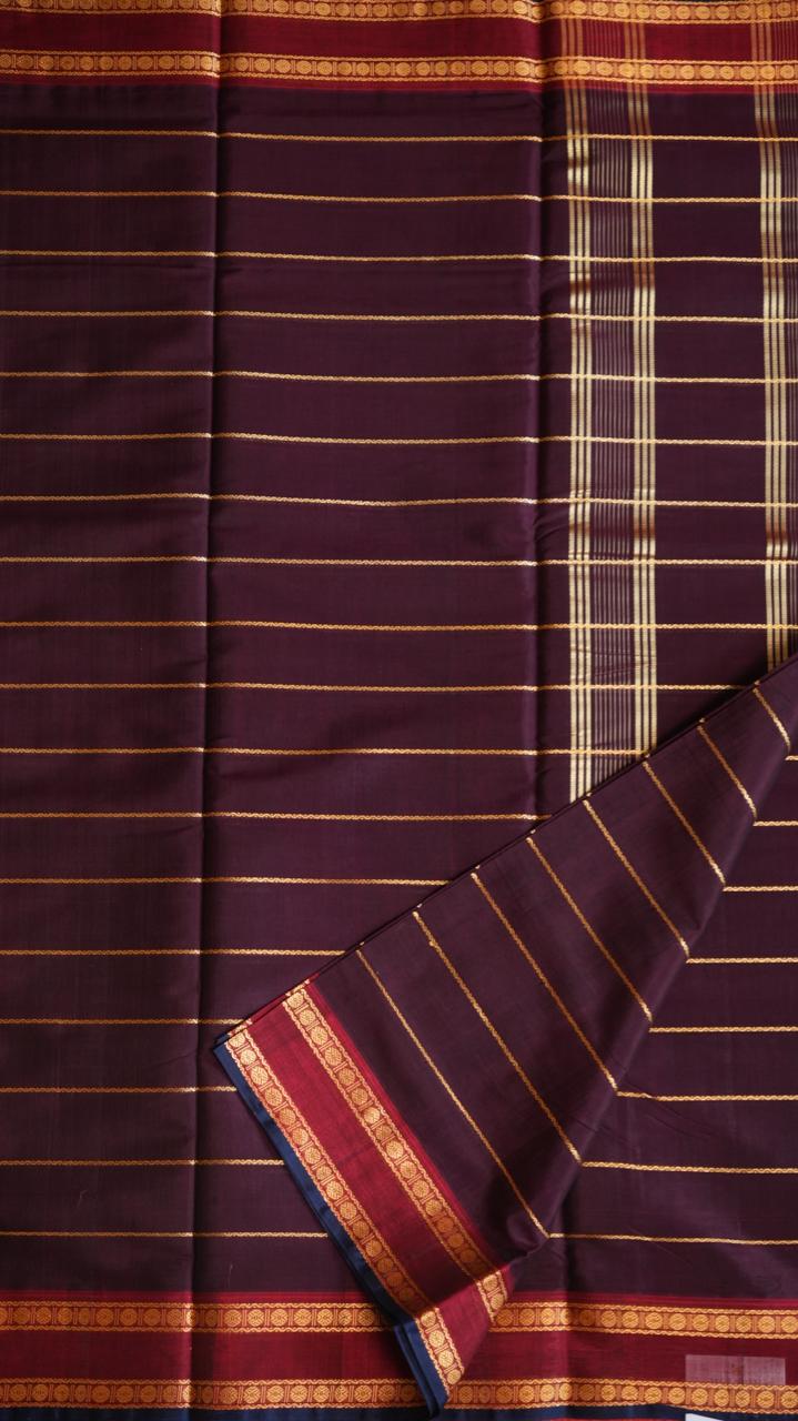 Devendra 10.5 Yards Veldhari Madisar -12-10-09-10.5Y-01 (CHETTINAD WINE)