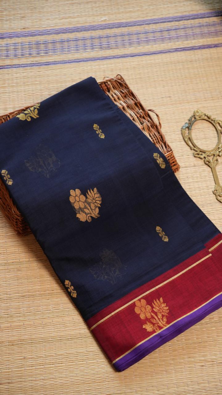 Devendra 10 Yards Madisar - 12-04-29-10Y-01 (KARUNEELAM)