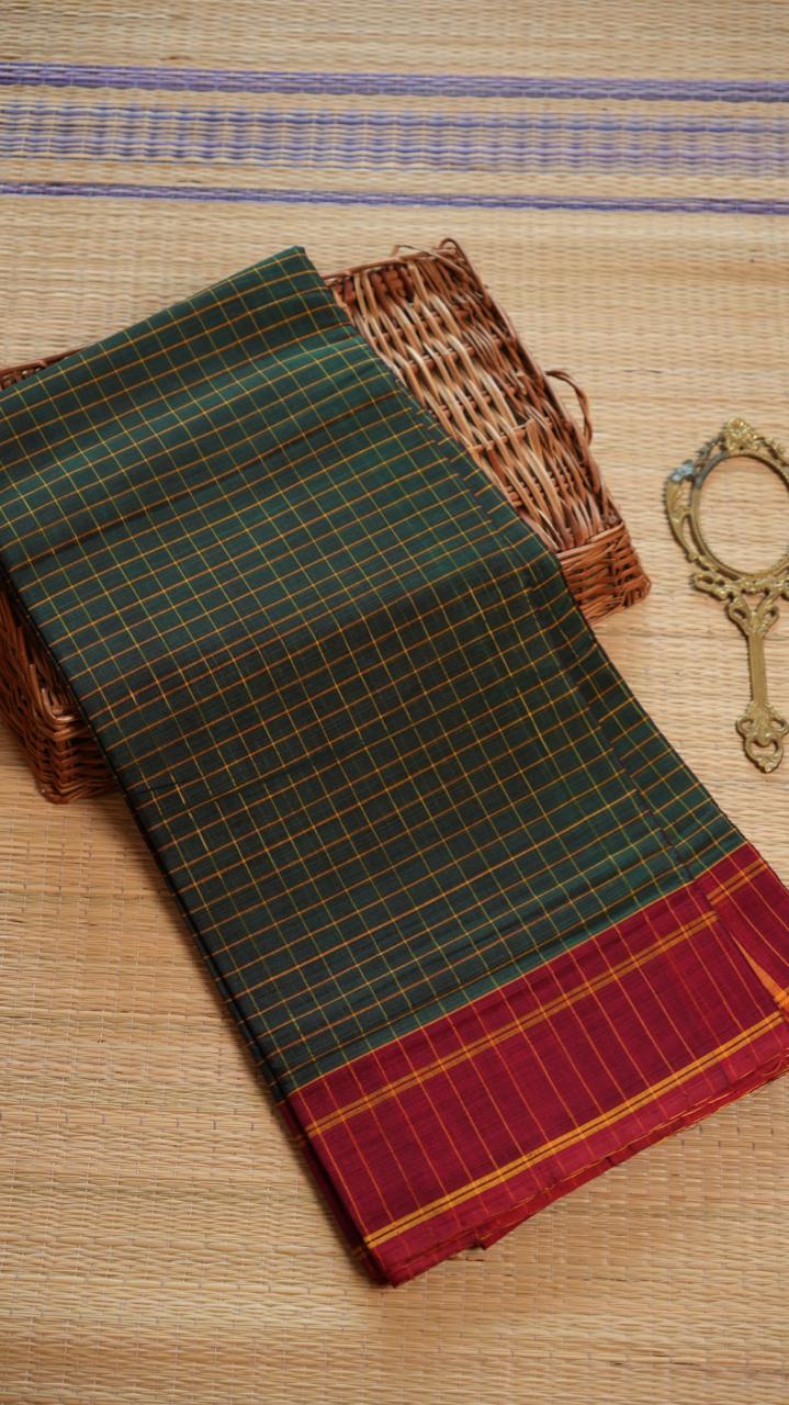 Devendra 10.5 Yards Madisar - 12-01C-09-10.5Y-01 (Vanam)