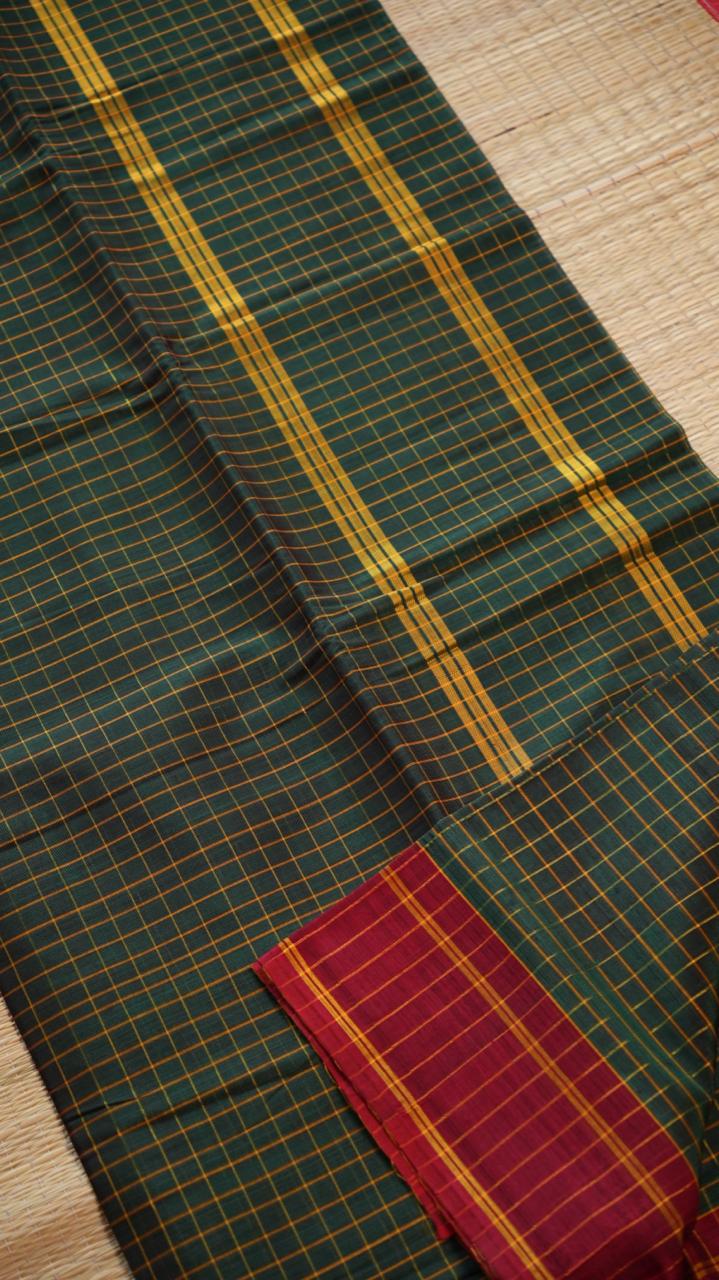 Devendra 10.5 Yards Madisar - 12-01C-09-10.5Y-01 (Vanam)