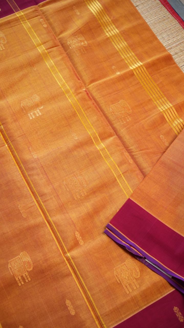 Devendra 10.5 Yards Madisar - 12-03C-DEV-BB-10.5Y-06-01 (VINVELI NEELAM)