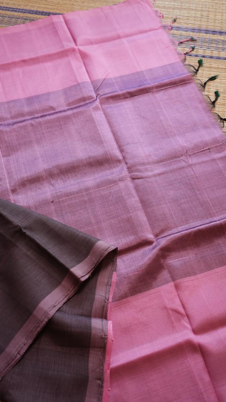 *PREORDERS ONLY* Mangalgiri Silk Cotton Saree - 15-05-01-07 (SMOKY CHARCOAL) - WAIT TIME IS 5-6 WEEKS!!!