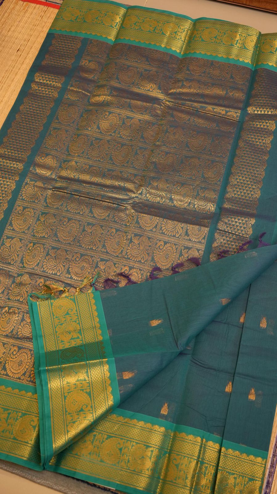 Kanchi Cotton Saree - 01-03-06-PCS-31 & 01-09B-05-29 (COMBO 1 - OONJAL)