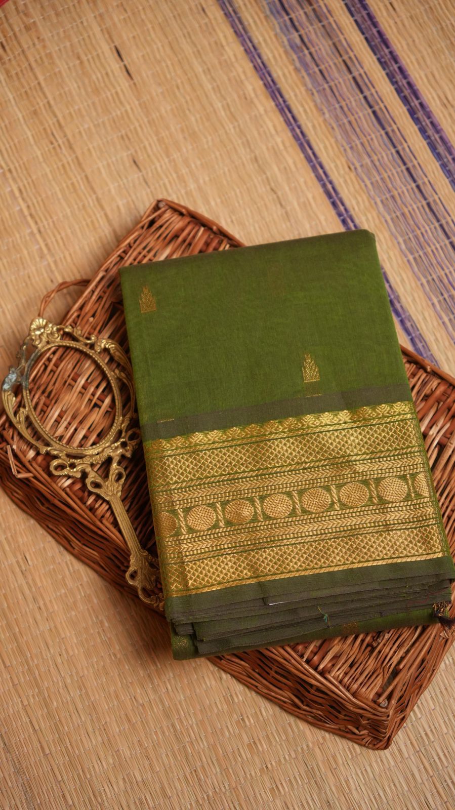 Kanchi Cotton Saree - 01-03-06-PCS-06 & 01-09B-05-26 (COMBO 2 - MANJAL NEERATTU)