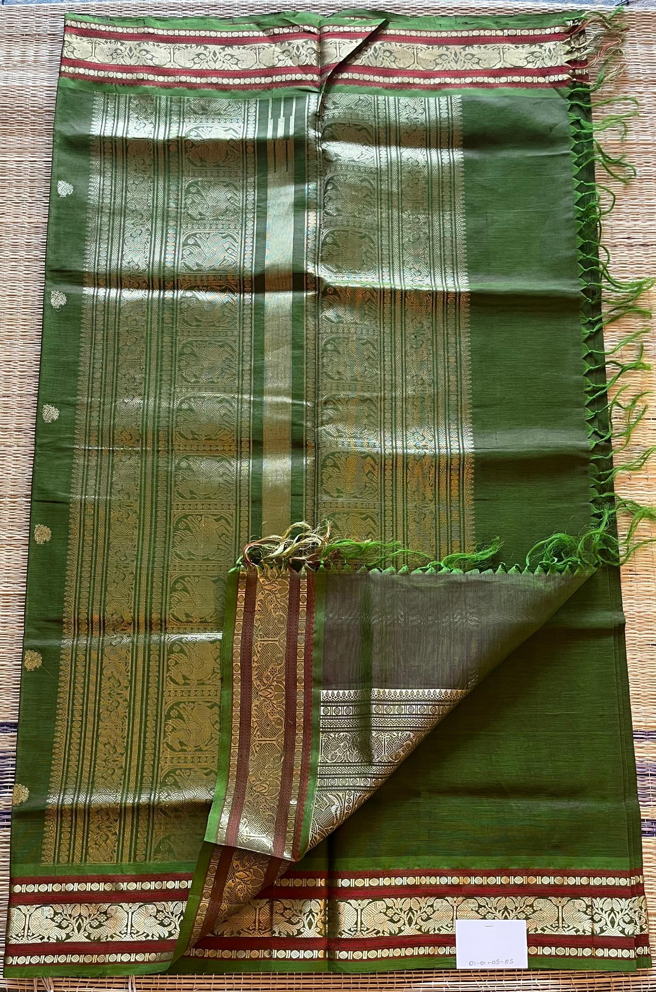 Kanchivaram Pure Silk Cotton Saree - 01-01-05-05