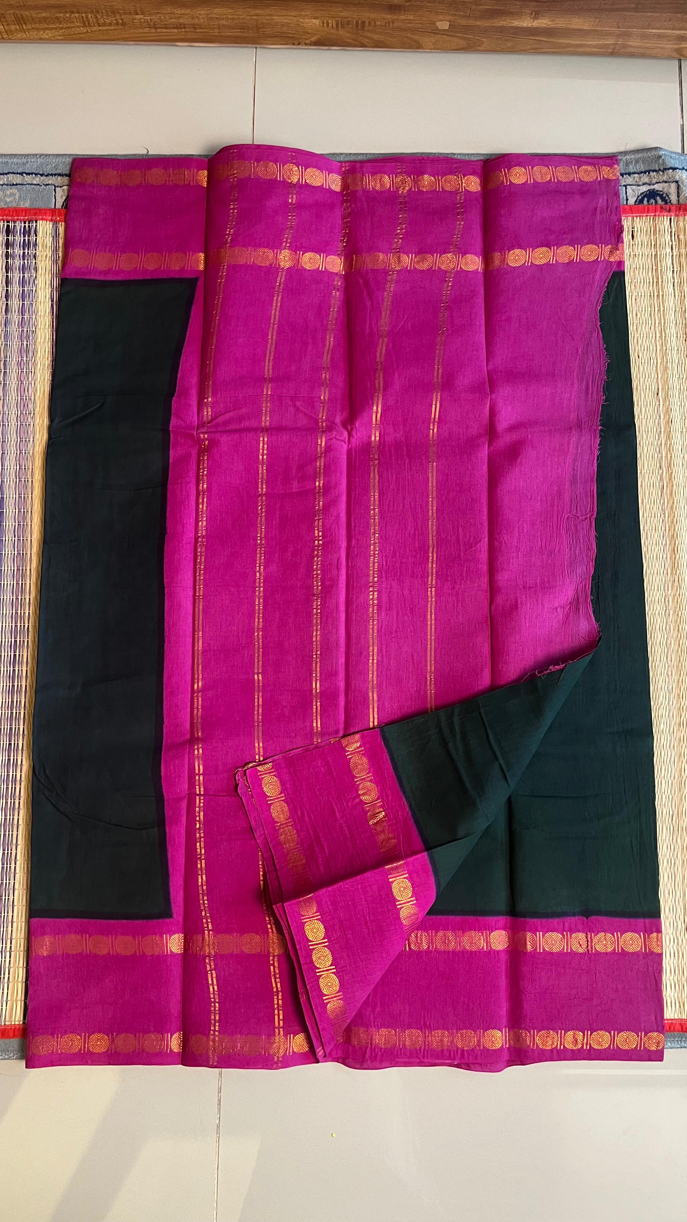 Madurai Kattu Chaayam Sarees With Blouse  - 11-07B-03-01