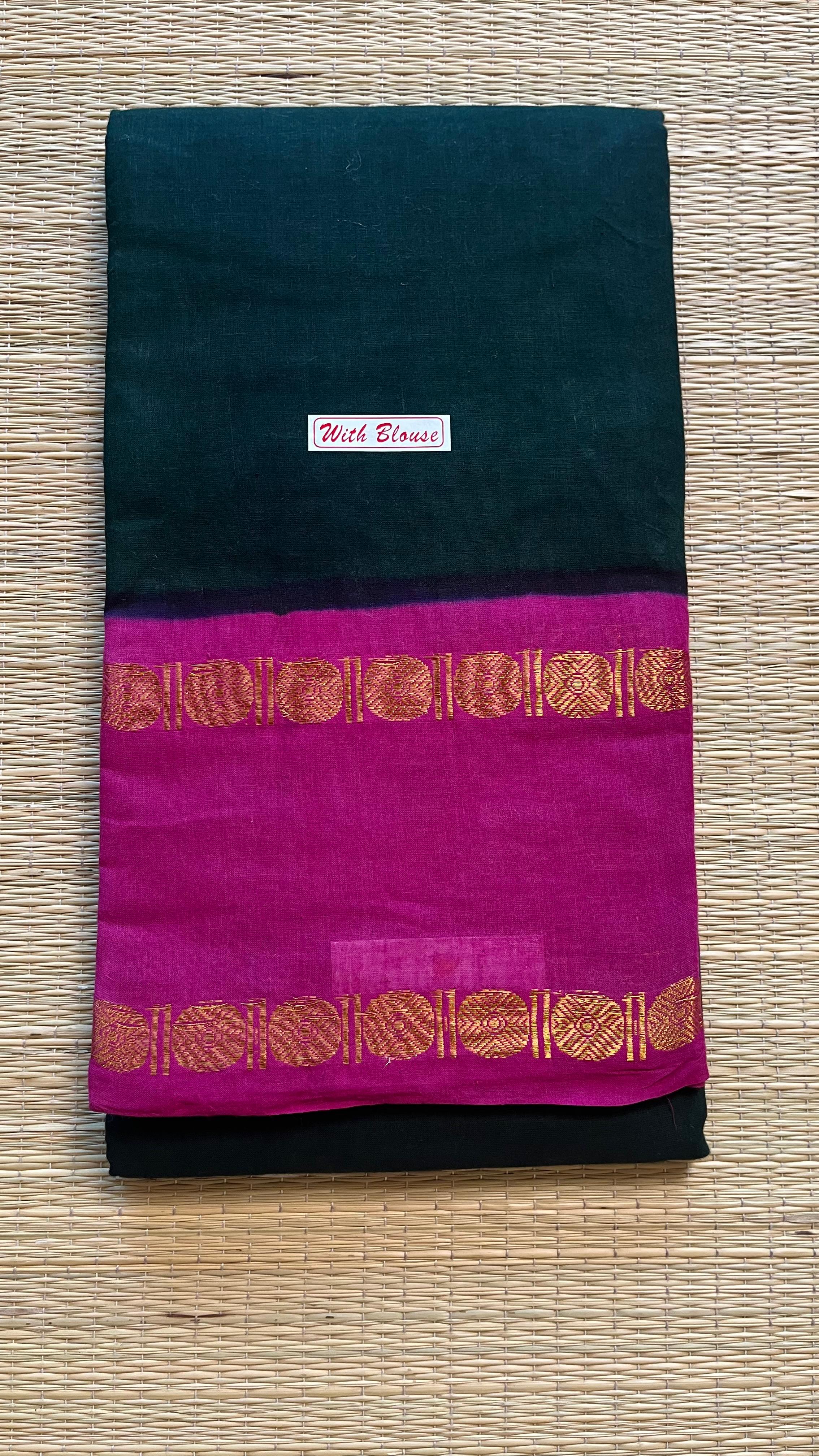 Madurai Kattu Chaayam Sarees With Blouse  - 11-07B-03-01
