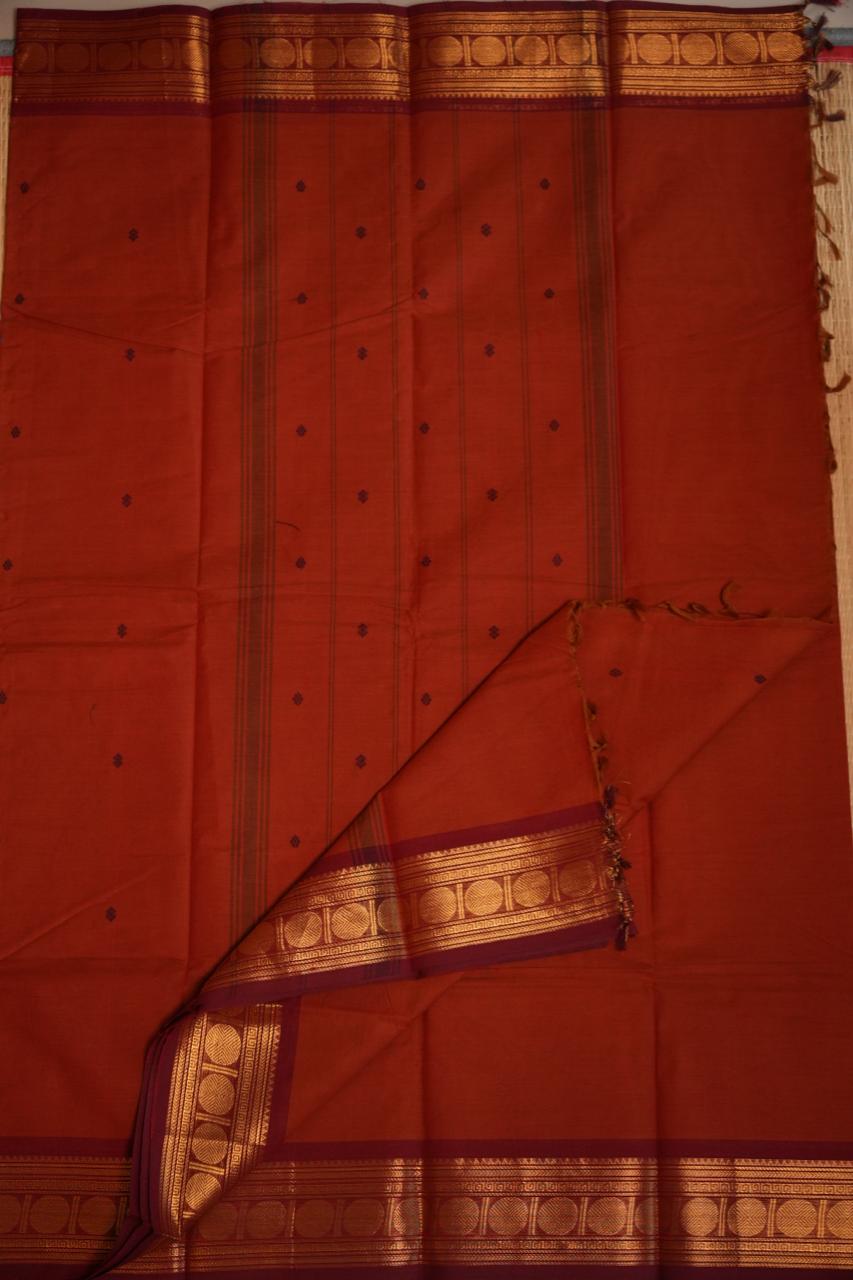 Kanchi Cotton Saree with Hamper -01-09-02-20 (ROWAN)
