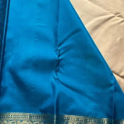 Pure Silk Cream Saree 01-10-18-PSC-02