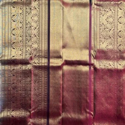 Pure Silk Grey Saree 01-10-15-PSC-02