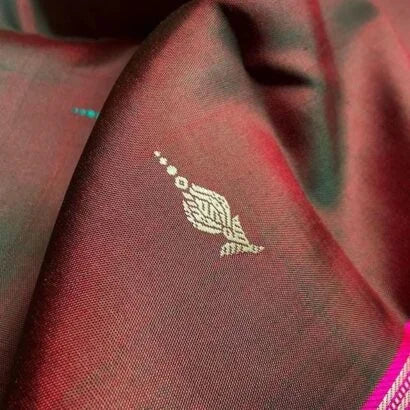 Pure Silk Kancheevaram Sarees 01-10-18-PSC-01- Brown