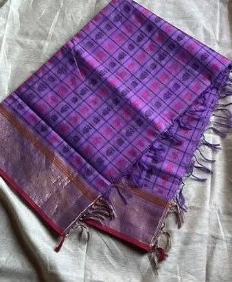 Kanchivaram Pure Silk Cotton Sarees 01-12-12-PSC-07-Purple