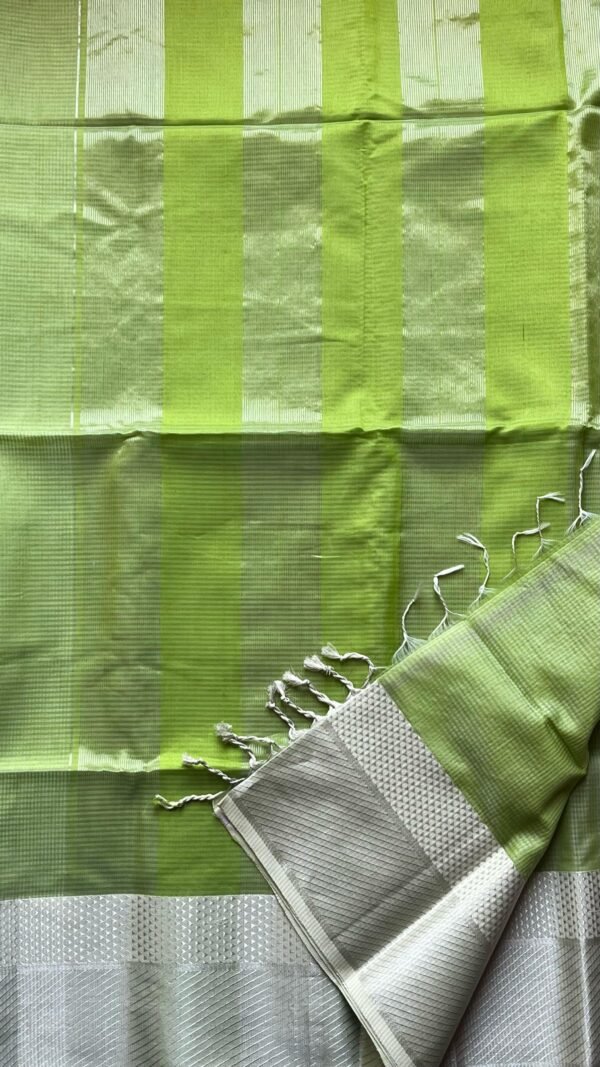 Maheshwari Silk Cotton 05-01-MSC-OS-01 Green