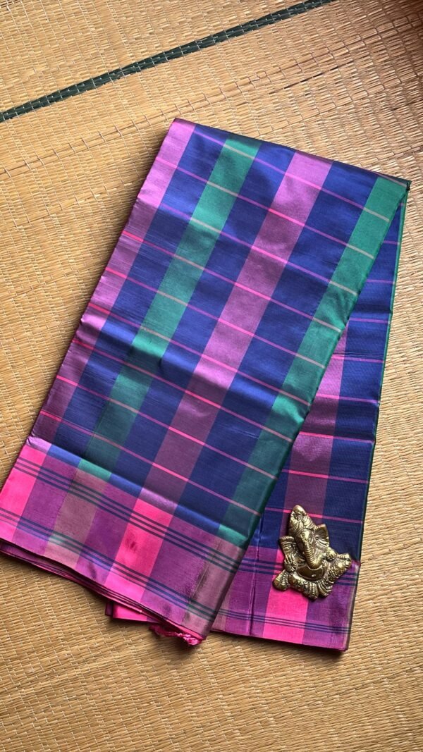 Chinnalampattu 6 Yards Saree 03-02-CHI-04 Checks