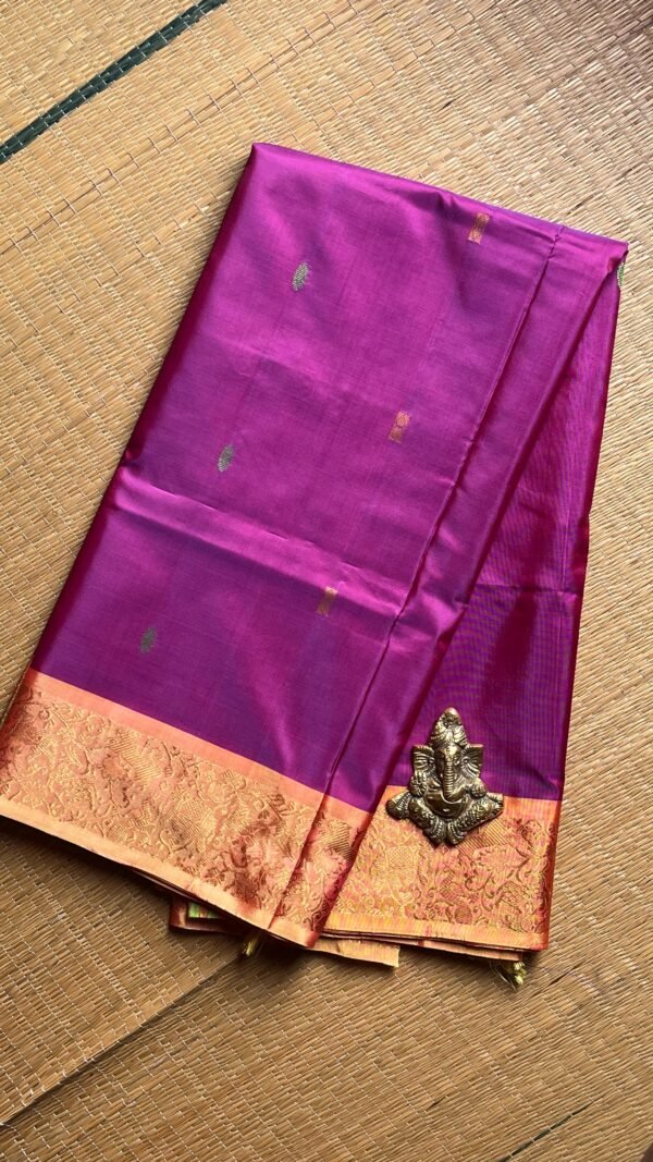 Chinnalampattu 6 Yards Saree 03-02-CHIB-05 Vadamalli with Sunset Colour