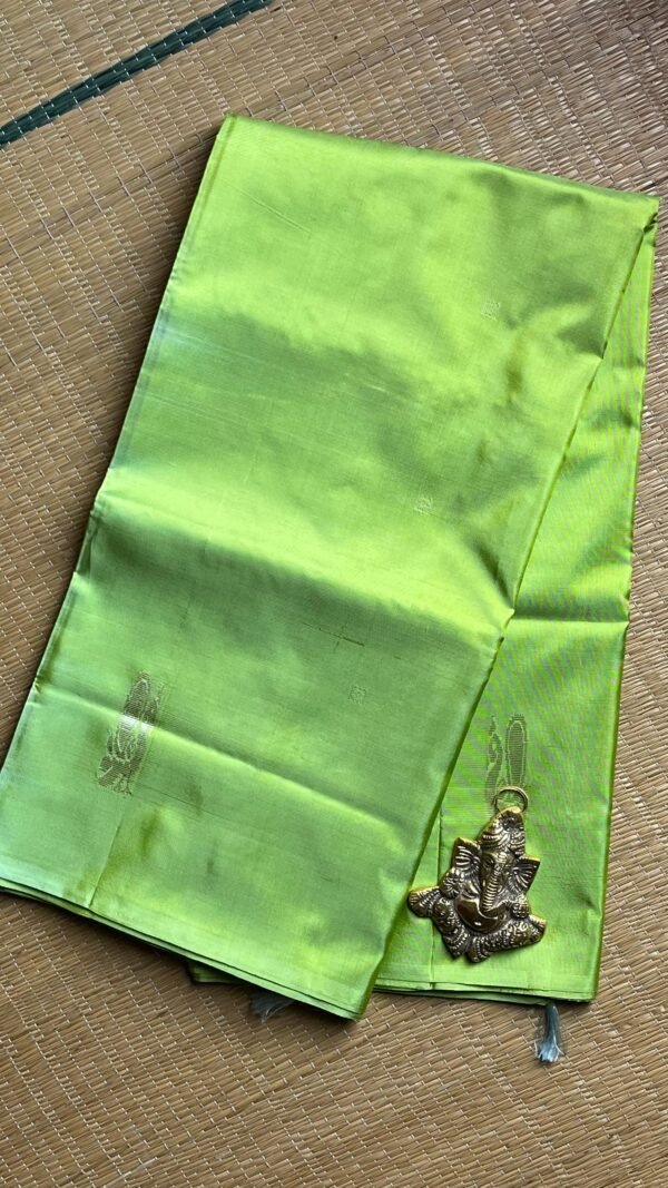 Chinnalampattu 6 Yards Saree 03-02-CHI-15 Parrot Green