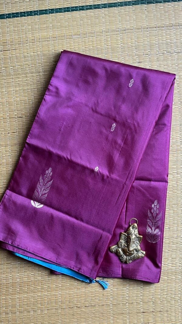 Chinnalampattu 6 Yards Saree 03-02-CHI-11 Deep shade of Meganta