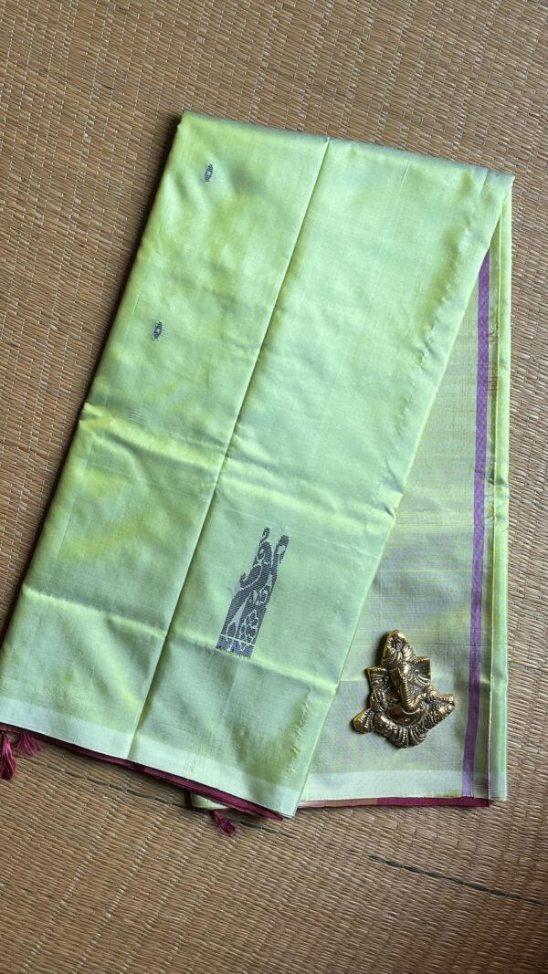 Chinnalampattu 6 Yards Saree 03-02-CHI-10 Pista Green