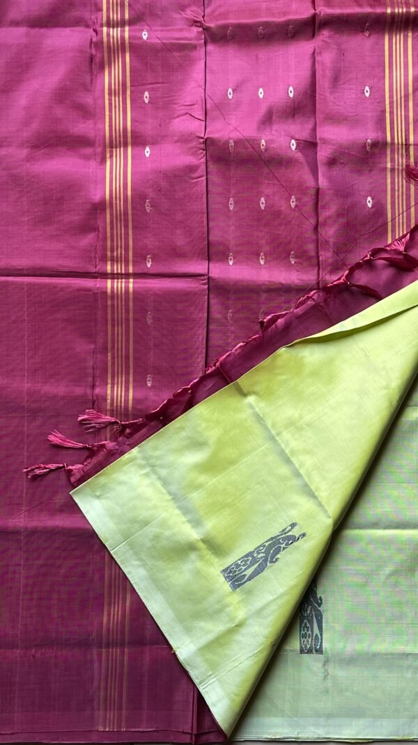 Chinnalampattu 6 Yards Saree 03-02-CHI-10 Pista Green